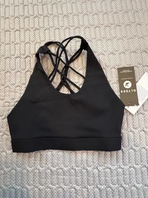 Glyder Black Scoop Neck Sports Bralette thumbnail 2