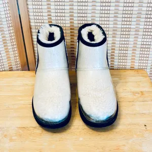 UGG Australian Shepherd AVA clear waterproof sheep wool lined rain boots booties thumbnail 3