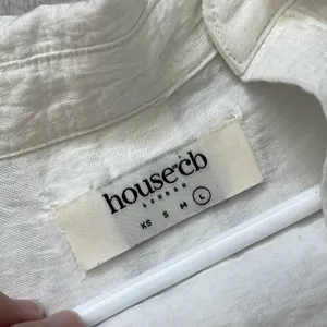 House of CB Dress carys open mini shirt womens White (large) preppy sexy resort thumbnail 2