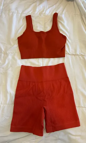 Burnt Orange Workout Set thumbnail 1