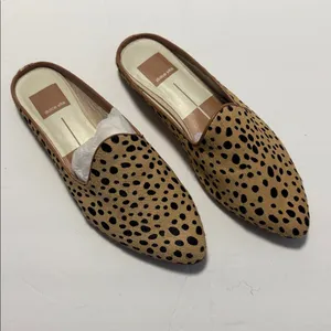 Dolce Vita Women's Leopard Spot Slip-On Mules - Tan & Black thumbnail 2