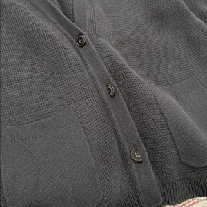 J.Crew: V-neck Cardigan Sweater Black size Medium thumbnail 10
