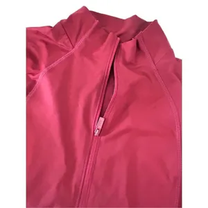 Pink by Victoria’s Secret burgundy 1/2 zip jacket back collar logo size s/m thumbnail 3