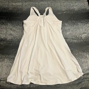 Womens 1X NWT White Sleeveless Active Classic Exercise Dress thumbnail 2