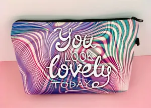 Cosmetic Pouch Purple thumbnail 1