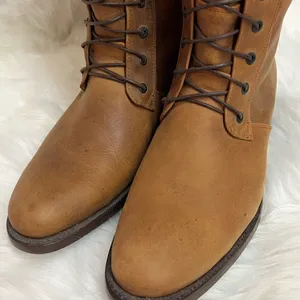 Je-Ver Lace-up Western‎ boots size 8 Fisherman Core Bin 21 thumbnail 3