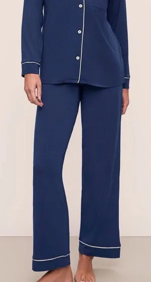 Eberjay Gisele navy blue jersey pajama pants thumbnail 1