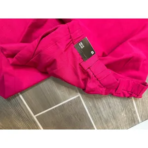 EXPRESS Wide Leg Pants Fuchsia Pink‎ High Waisted Pleated 4R thumbnail 4