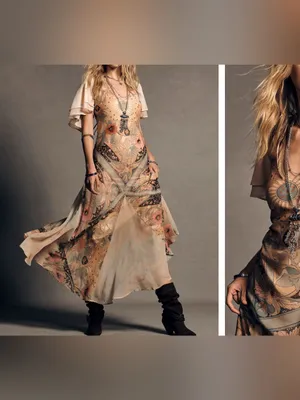 NWT Free People Celestial Nights Maxi Dress - fairy combo - small thumbnail 4