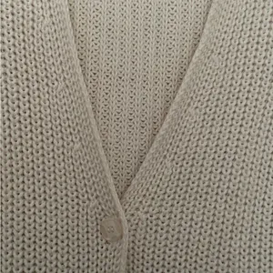 Andrea Jovine Cream Knit Cardigan thumbnail 5