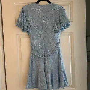 Blue Lace Selfie Leslie Dress thumbnail 5