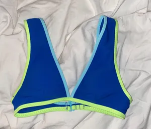 Aerie blue swim top thumbnail 1