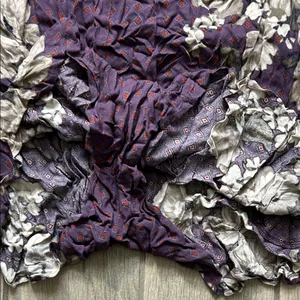 Free People Dark Purple Floral Romper thumbnail 5