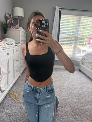 Black corset top thumbnail 6