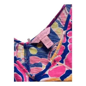 Lilly Pulitzer Gigi V-neck tank top catch & release sz S thumbnail 4