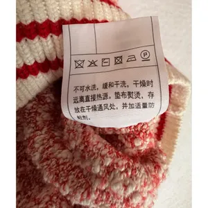 Vintage E-Land Club Marled Knit Cardigan Womens M Red White Button Front Varsity thumbnail 9