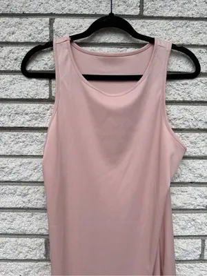SHEIN Blush Pink Sleeveless Midi Dress thumbnail 3