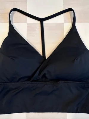 lululemon twist bra long line luxtreme black 4/6 thumbnail 4