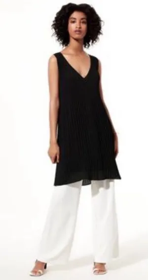 Aritzia Babaton Mathis Pleated Dress in‎ black size small NWT thumbnail 1