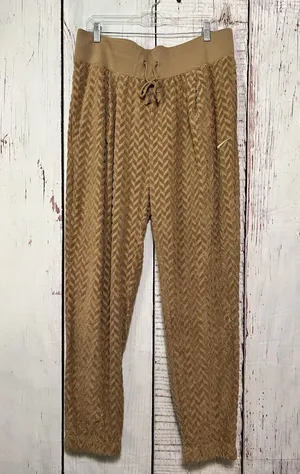 NWT Nike Women’s Sportswear Everyday Textured Sweatpant Joggers -Brown/Size 2XL thumbnail 1
