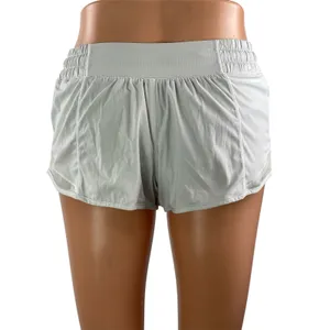 Lululemon Women's Gray High Rise Mesh Yoga Gym Athletic Running Shorts Size S thumbnail 3