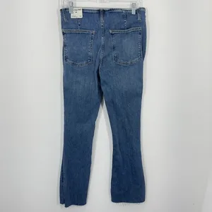 We The Free Free People Level Up Slit Bootcut Jeans Medium Wash Size‎ 30 Boho thumbnail 8