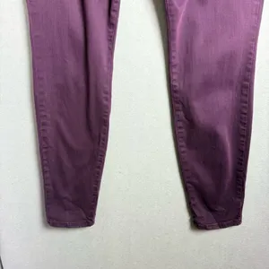 Pistola Hannah Cargo Skinny Pant Women's Dark Purple Stretch Fabric Mid-Rise 32 thumbnail 7
