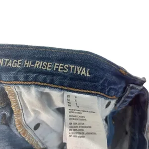 American Eagle Size 6‎ Vintage Hi Rise Festival Button Fly Cut Off Shorts thumbnail 6
