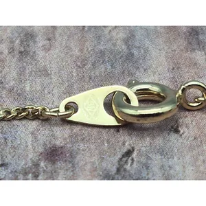 Cute 18" Curb Chain Dainty Two Tone Heart Pendant Necklace Valentine Sweetheart thumbnail 8
