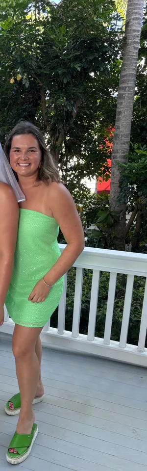 ASOS Green Sequin Mini Dress thumbnail 2