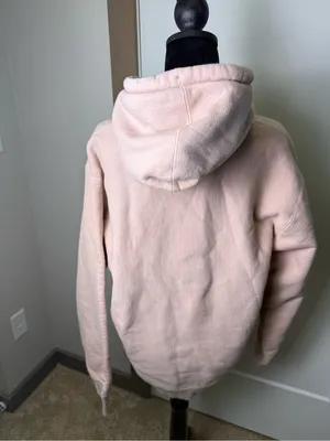 LGND Supply Co. Womens Light Pink Heavyweight Hoodie Embroidered Logo Sweatshirt thumbnail 5