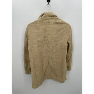 Madewell Blazer Women Small‎ Lightspun Dorset Gauze Slouchy Oversized Khaki thumbnail 2