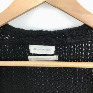 Urban Outfitters Black Oversized Cable Knit Cardigan Sweater thumbnail 5