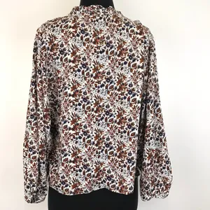 NWT Abound Floral Balloon Sleeve Oversized Blouse thumbnail 4