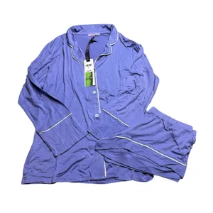 💜 Hale Bob Pajama Short Set NWT‎ Sz M Periwinkle Purple 2pc Sleepwear 💜 thumbnail 2