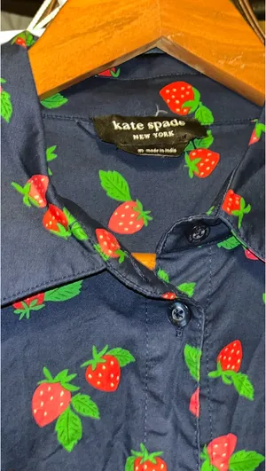 Kate Spade Shirt Dress strawberry thumbnail 5