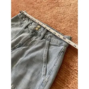 Forever 21 Blue Denim with Bungee Hem High Rise Women’s size S Y2k 90s thumbnail 5