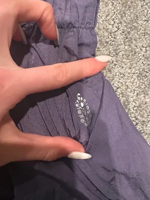 Free People Smocked Waist Athletic Shorts in Purple thumbnail 2