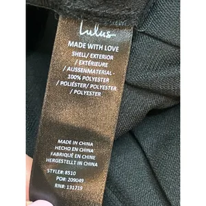 Lulus Kick It Black High-Waisted Trouser Pants Pleated Side Zip, Size Medium thumbnail 5