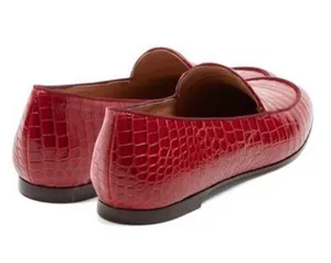 Purist crocodile effect leather loafers moccasins IT 35.5 US 5.5 thumbnail 3