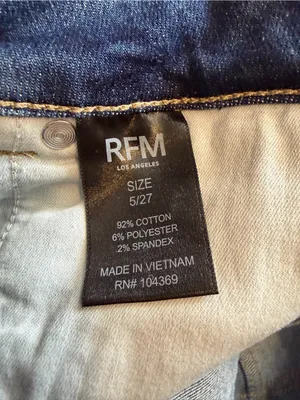 RFM Denim Bootcut Jeans Size 5 / 27 Blue thumbnail 4
