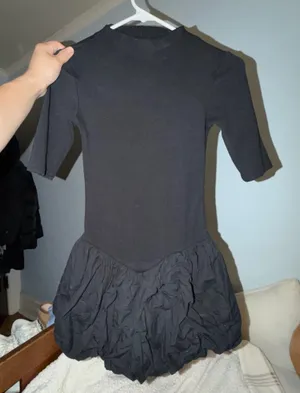 Zara black bubble dress thumbnail 1