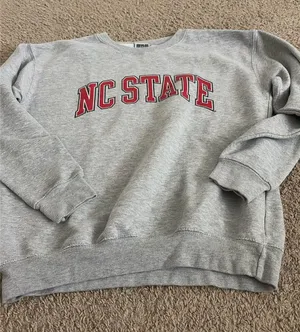 NC State Crewneck Gray Size M thumbnail 1