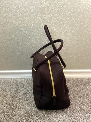 Victoria’s Secret Angel Y2K Chocolate Brown Top Handle Bowler Handbag thumbnail 13