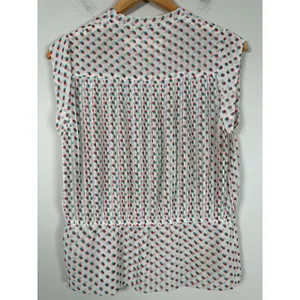 Anthropologie ISANI Venn Polka Dot Peplum Blouse Women’s Size‎ 2 thumbnail 6