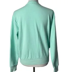 Fila Womens French Terry Crewneck Sweatshirt Size S Pastel Mint Green Pullover thumbnail 3