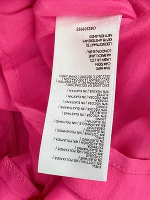 ANTHROPOLOGIE Plunge Drop Waist A Line Mini Dress Pink Size XL NEW thumbnail 8