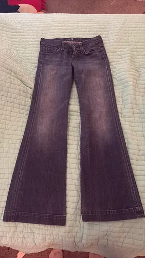 For All Mankind Dojo 7 Flare Jeans petite thumbnail 1