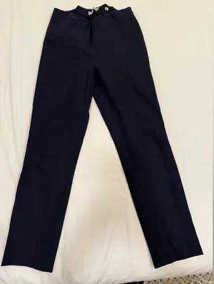 Vince navy Ribbed Waistband Pants thumbnail 1