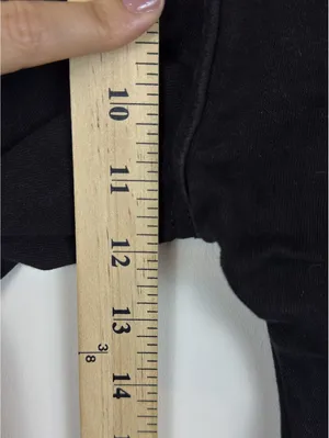Zara Women’s Black High Rise Flare Bootcut Stretch Jeans Size 6 thumbnail 7